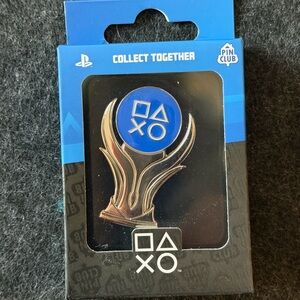 Sony Blue & Gold Symbol Pin - Official Pin Club Collectible